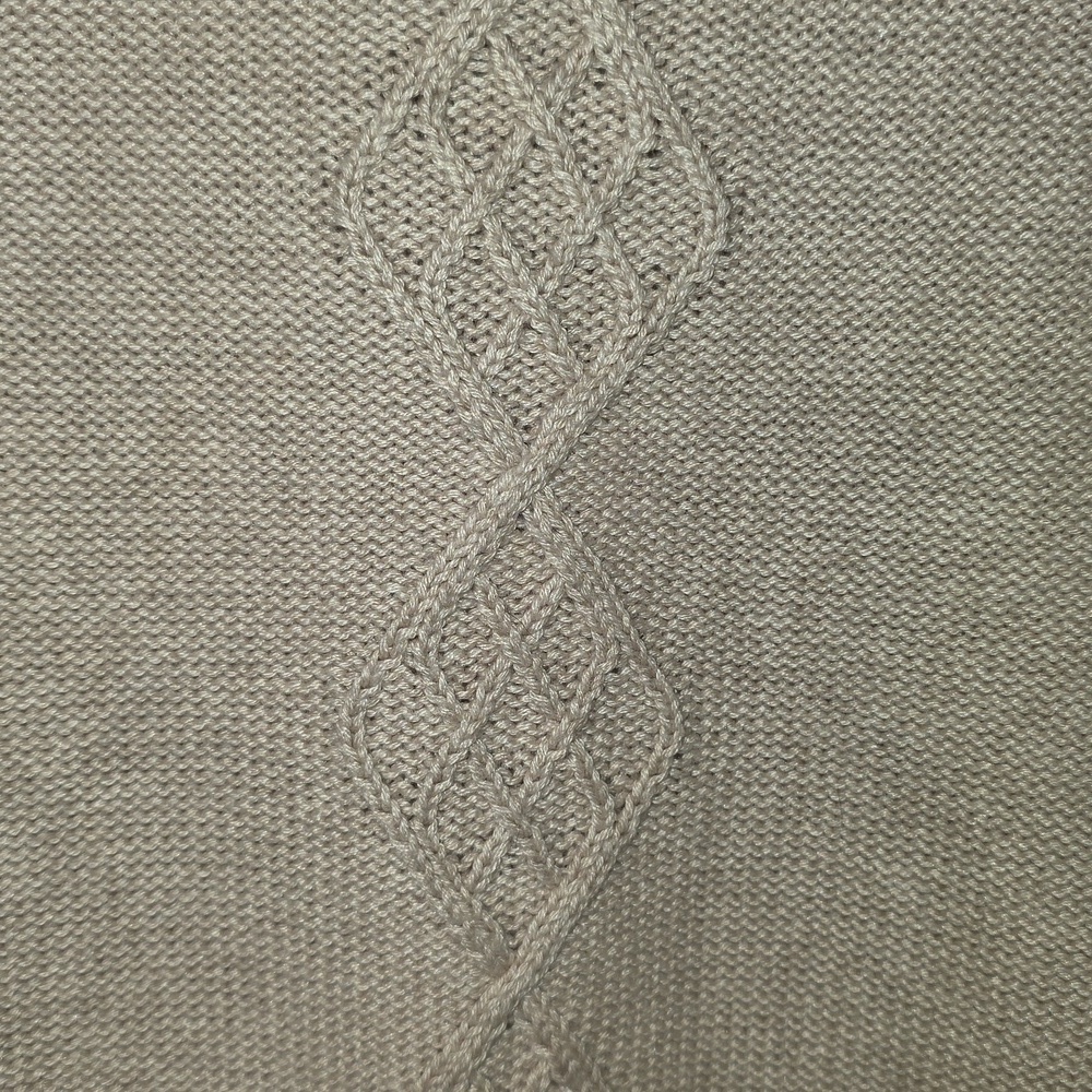Soft Surroundings Reza 3/4 Sleeve Flare Sweater Beige Oatmeal XL NWT silk Blend - Picture 3 of 6